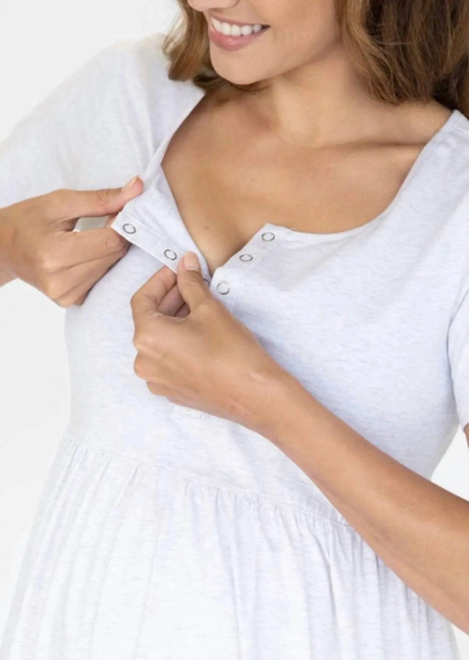 Angel Maternity - Jersey Nursing Dress