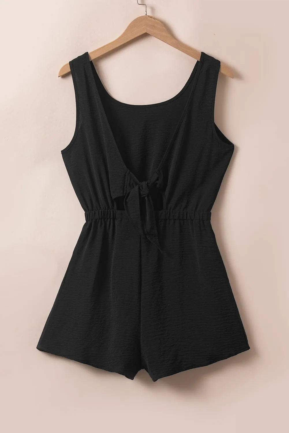 Backless, Halter Neck, Flowy Mini Dress