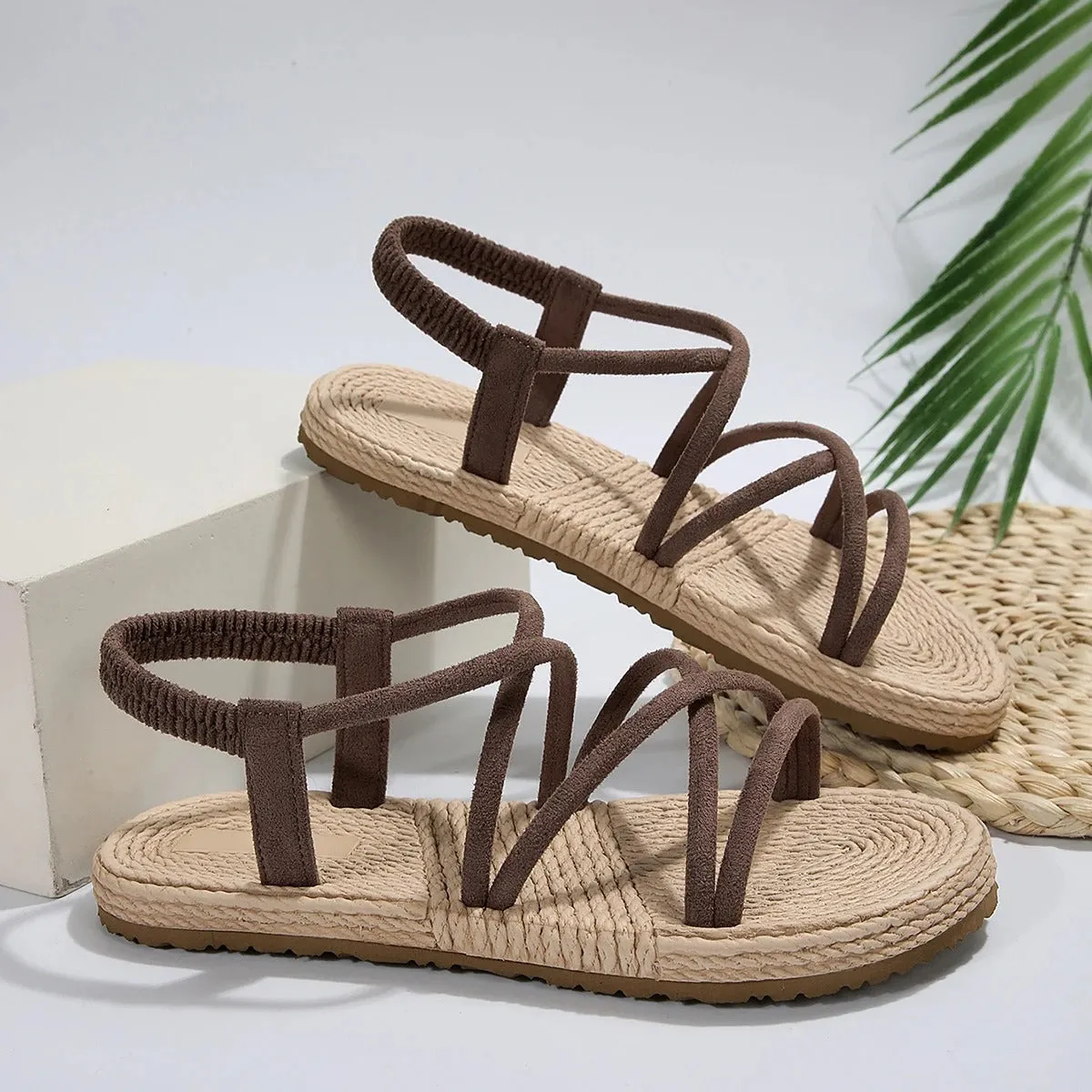 Beatrix - Simple Lightweight Rope Sandals for Women