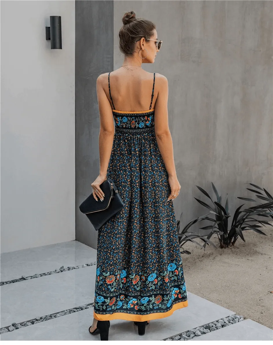 Boho Flowy Maxi Dress