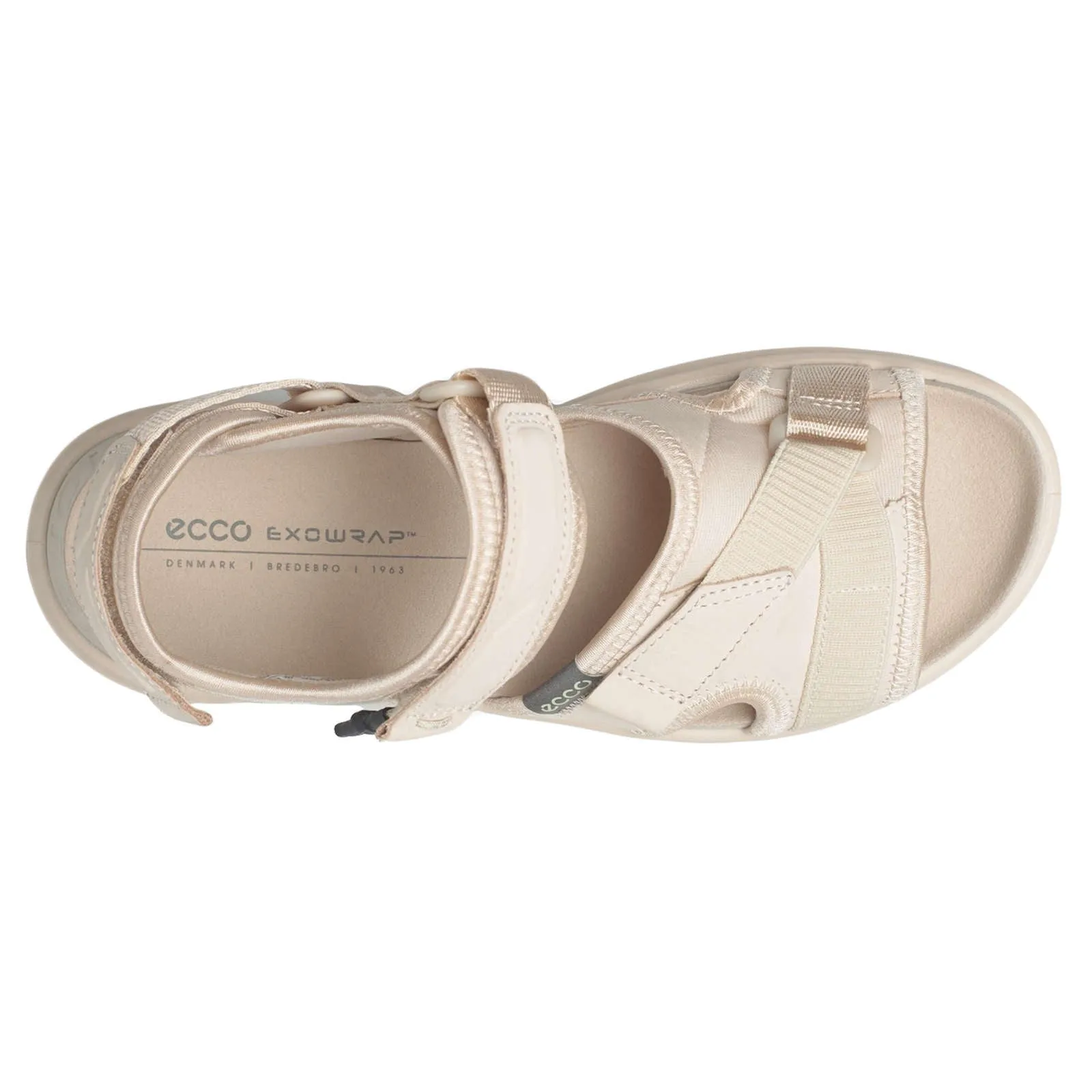 Ecco Exowrap Nubuck Leather Women's Velcro Sandals
