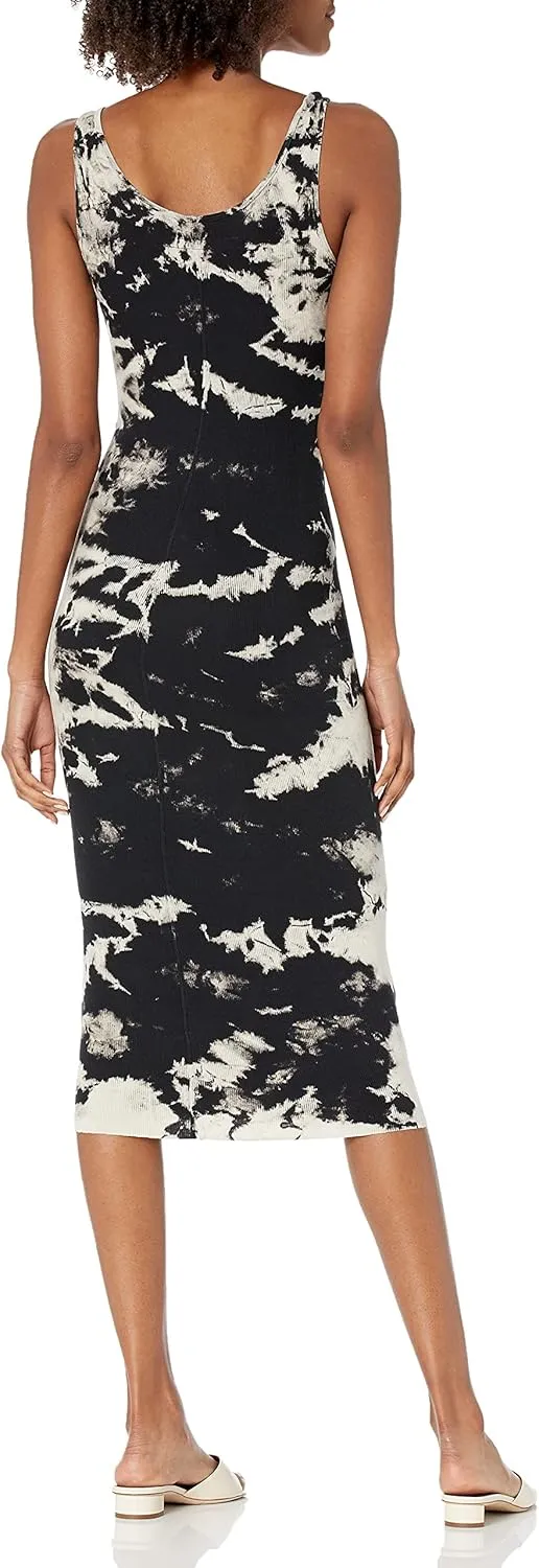 Enza Costa Women's Stretch Silk Rib Tank Midi Dress