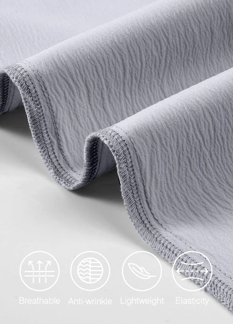 JMIERR Men's Casual Drawstring Pants Elastic Waist Lightweight Pant Summer Beach Trouser with Pockets