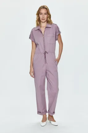 Jordan Zip Front Jumpsuit - Lilac Dust