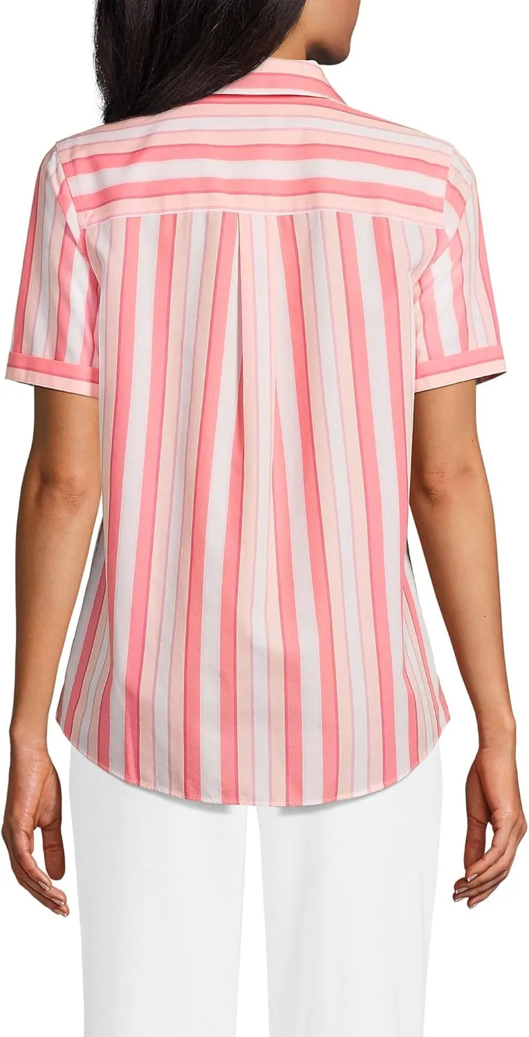 Lands' End Women's Short Sleeve No Iron Shirt