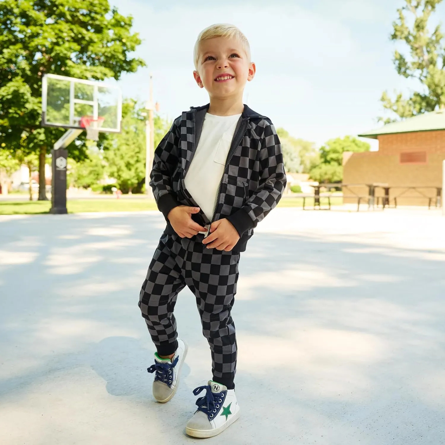 Little Sleepies Short Sleeve Relaxed Pocket Tee for Boys and Girls