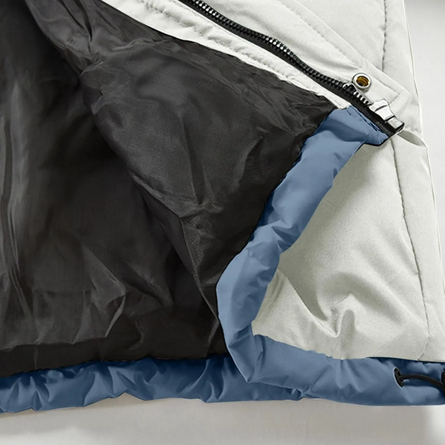 Men's Jacket-Casual Winter Cotton Jacket Coat Thicken Hooded Cargo Coat Outerwear Down Puffer Jacket