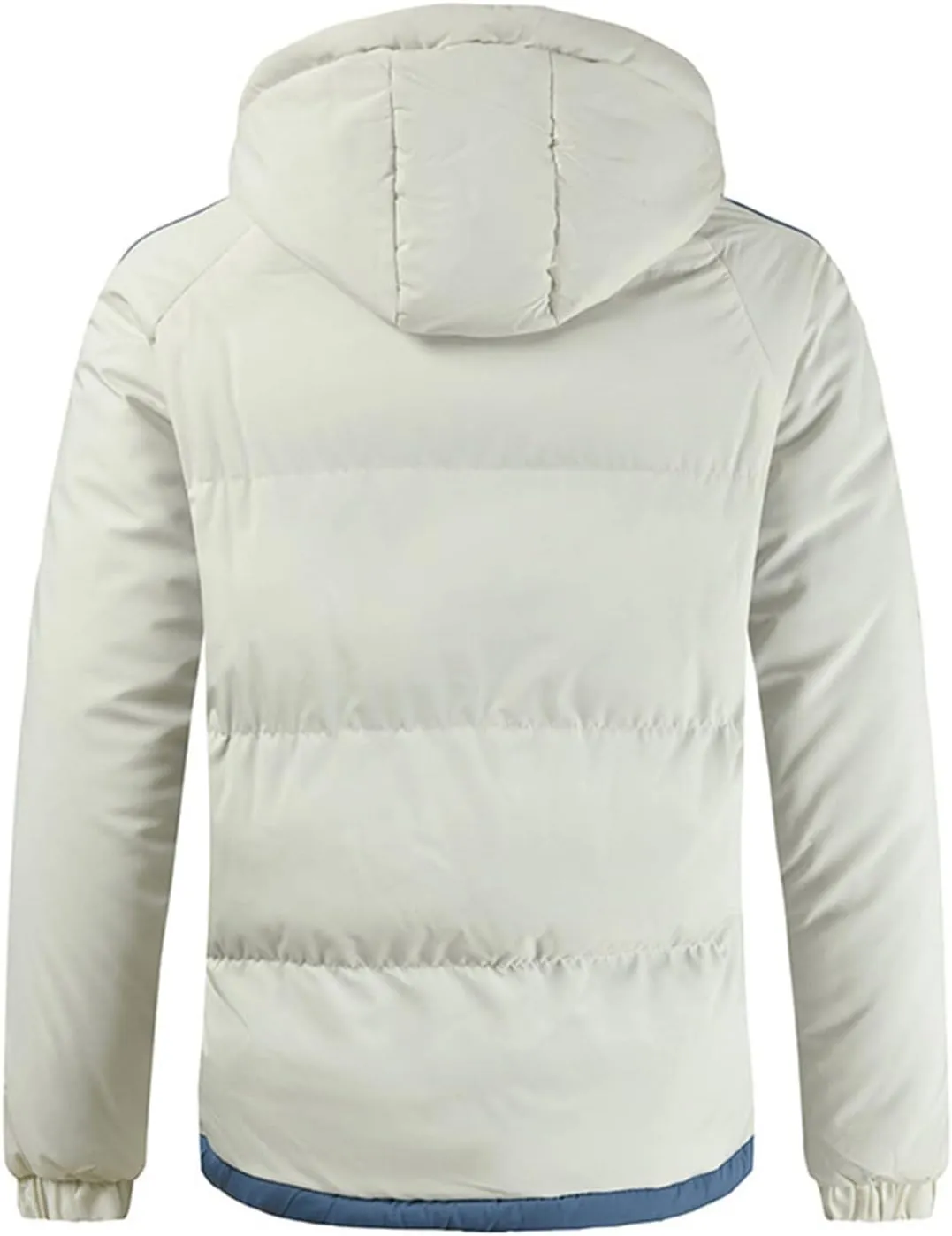 Men's Jacket-Casual Winter Cotton Jacket Coat Thicken Hooded Cargo Coat Outerwear Down Puffer Jacket