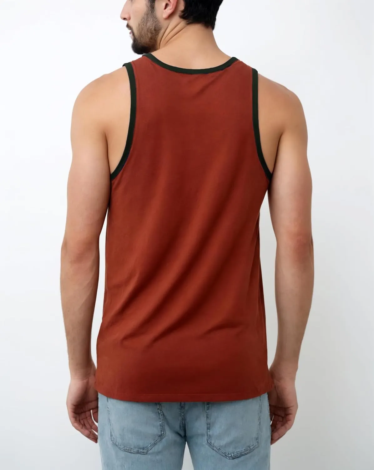 Mens Tank Top Soft Lightweight Gym Workout Beach Casual Sleeveless Muscle Shirts