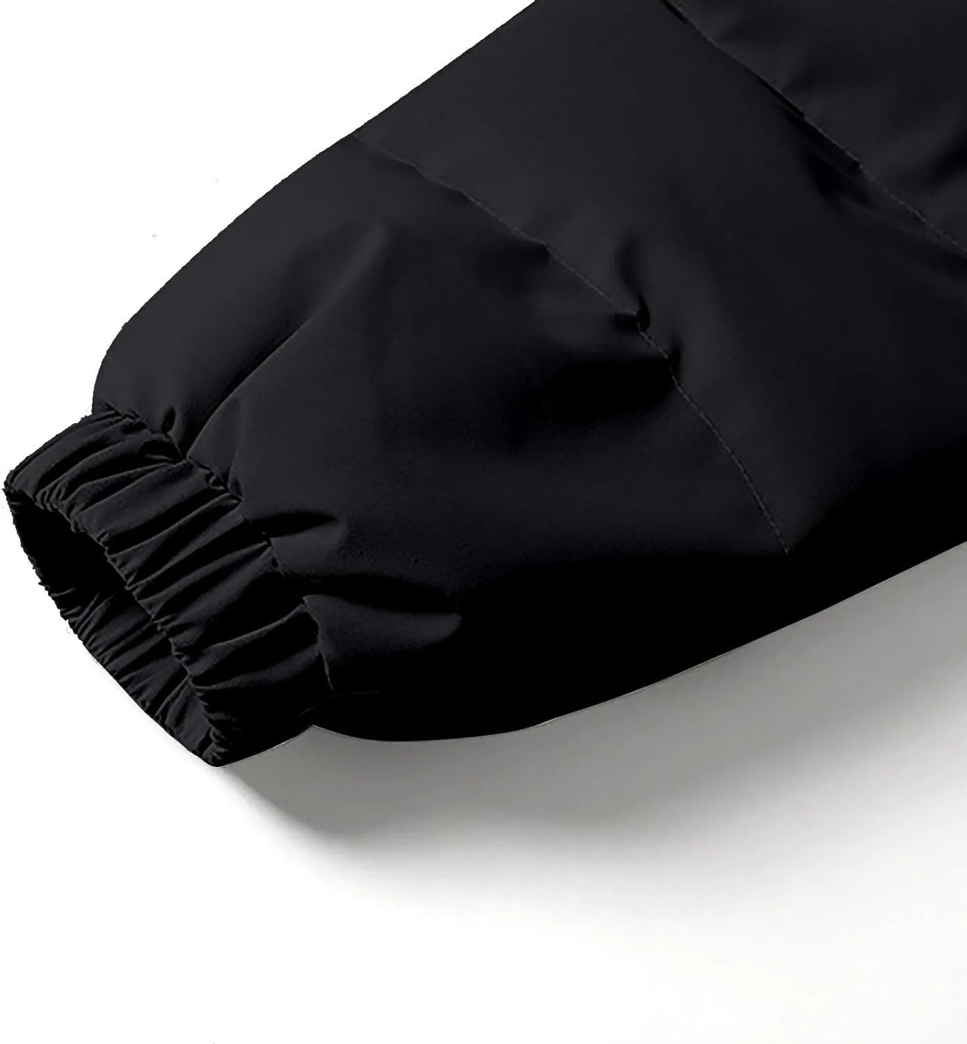 Men's Winter Thick Hooded Puffer Jackets Oversized Full Zip Warm Soft Lightweight Quilted Down Coats Outwear for Cold Weather