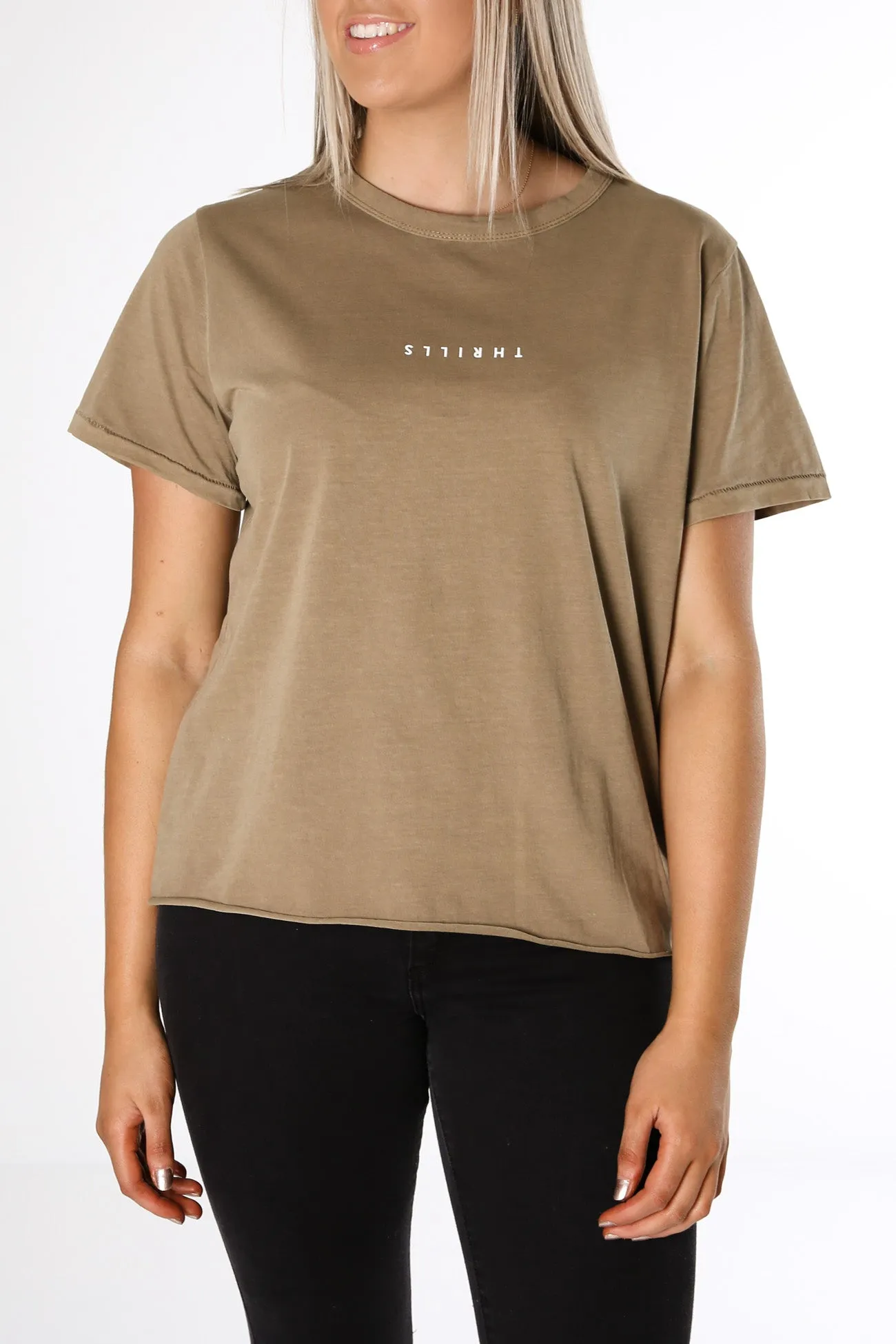 Minimal Thrills Relaxed Tee Moss