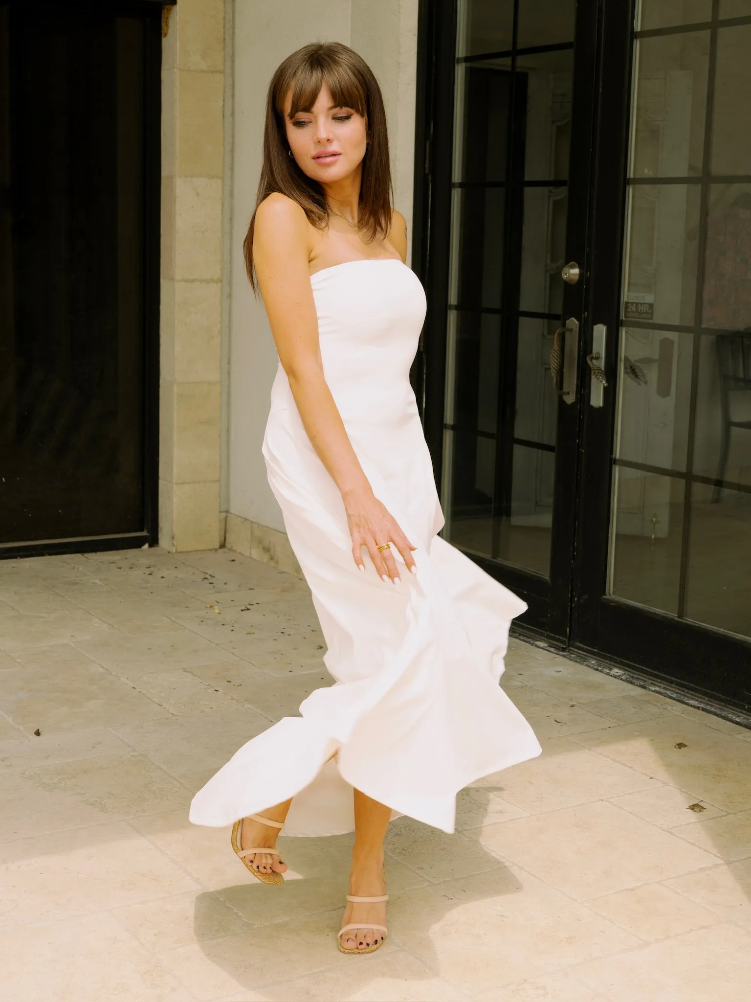 Miss White Midi Dress