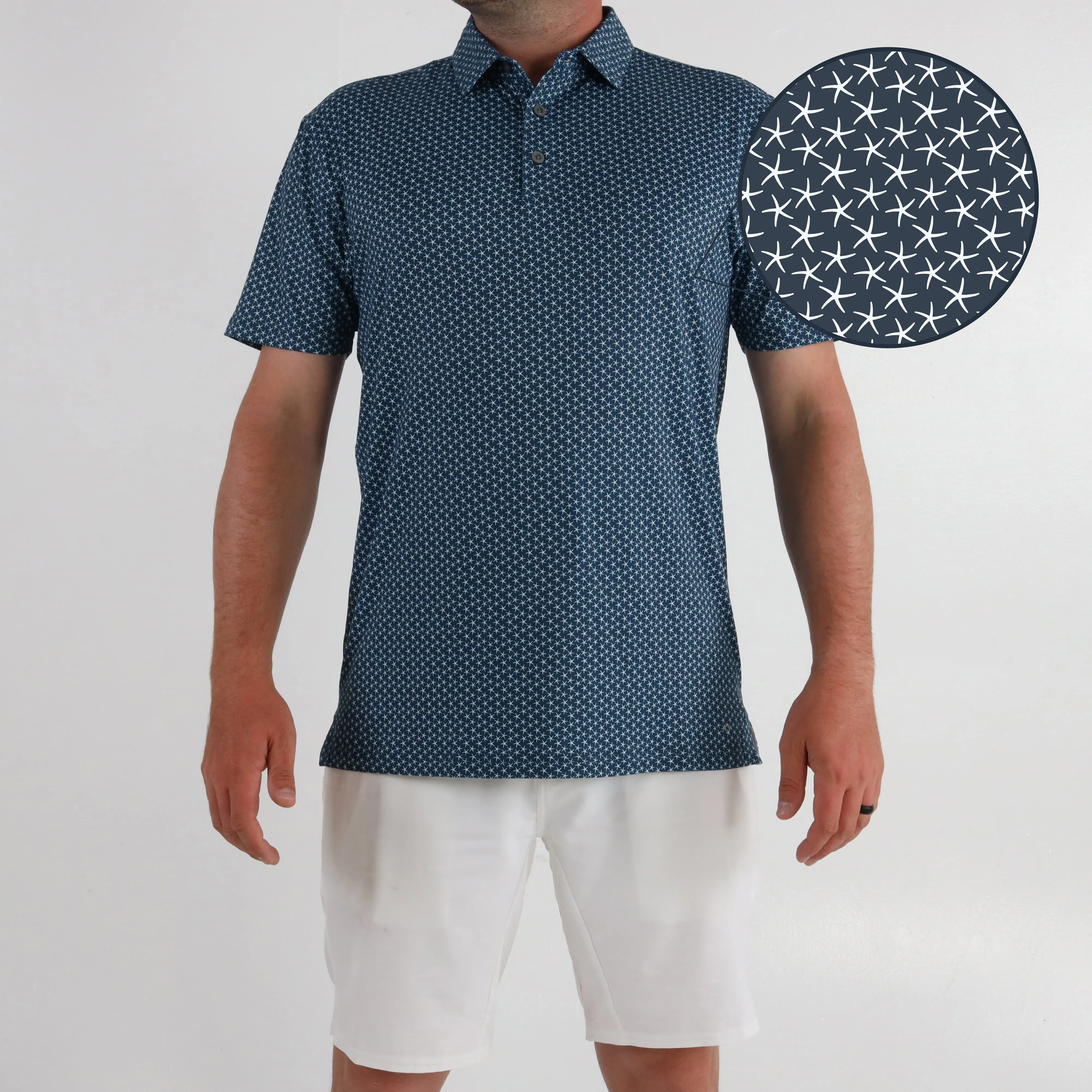 Oreaster Polo - Midnight Navy