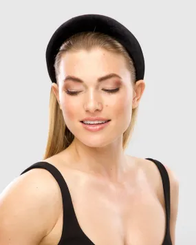 PHOEBE Velvet Headband (black)
