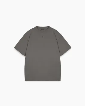 RELAXED DROP SHOULDER TEE - CARBON