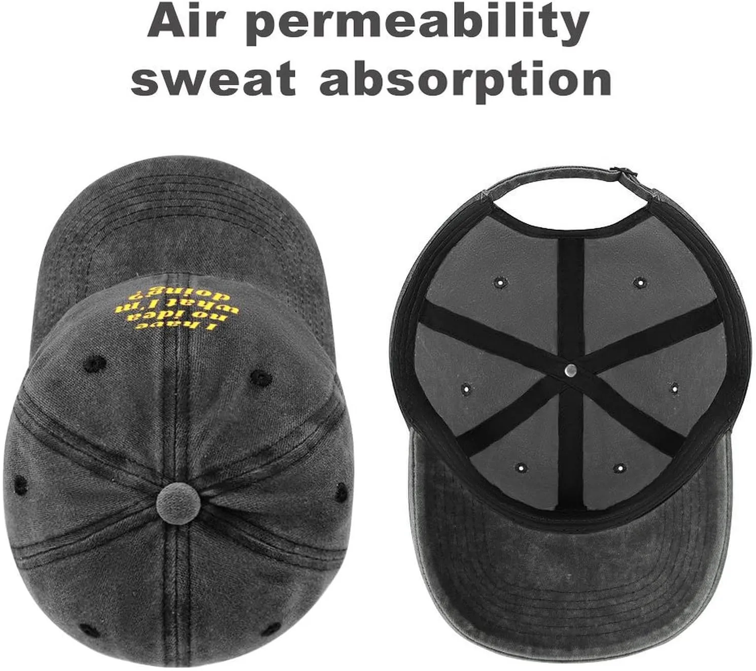 Silly Goose On The Loose Sports Denim Cap Adjustable Snapback Baseball Cool Jeans Cap Unisex Casquette Trucker Hats