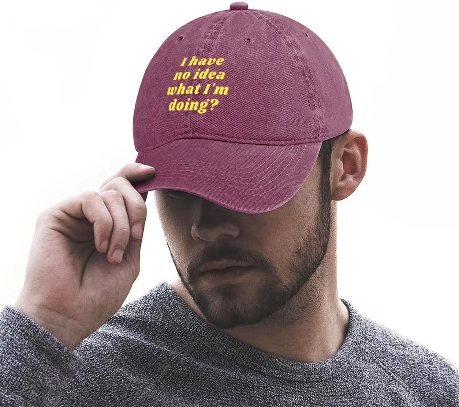 Silly Goose On The Loose Sports Denim Cap Adjustable Snapback Baseball Cool Jeans Cap Unisex Casquette Trucker Hats