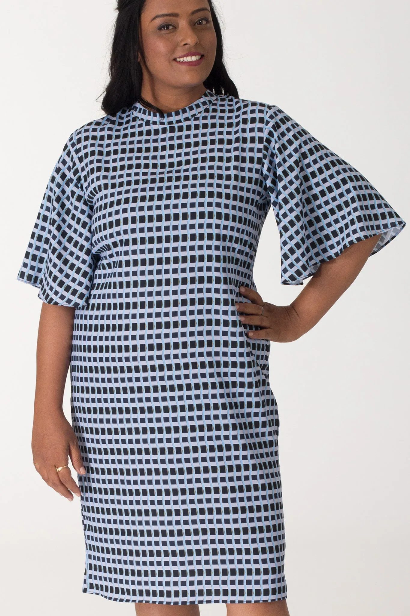 Skyscape Flowy Shift Dress