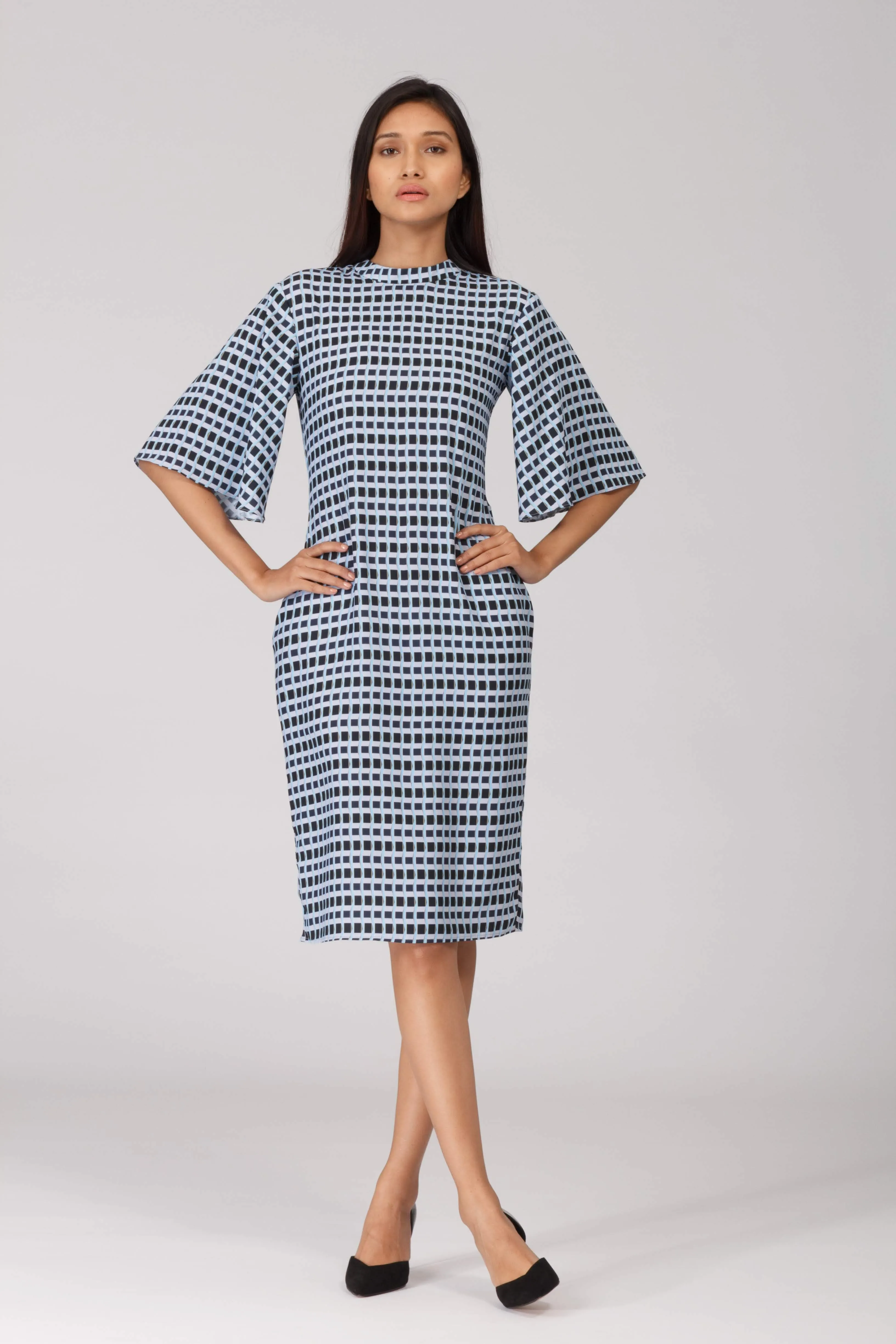 Skyscape Flowy Shift Dress
