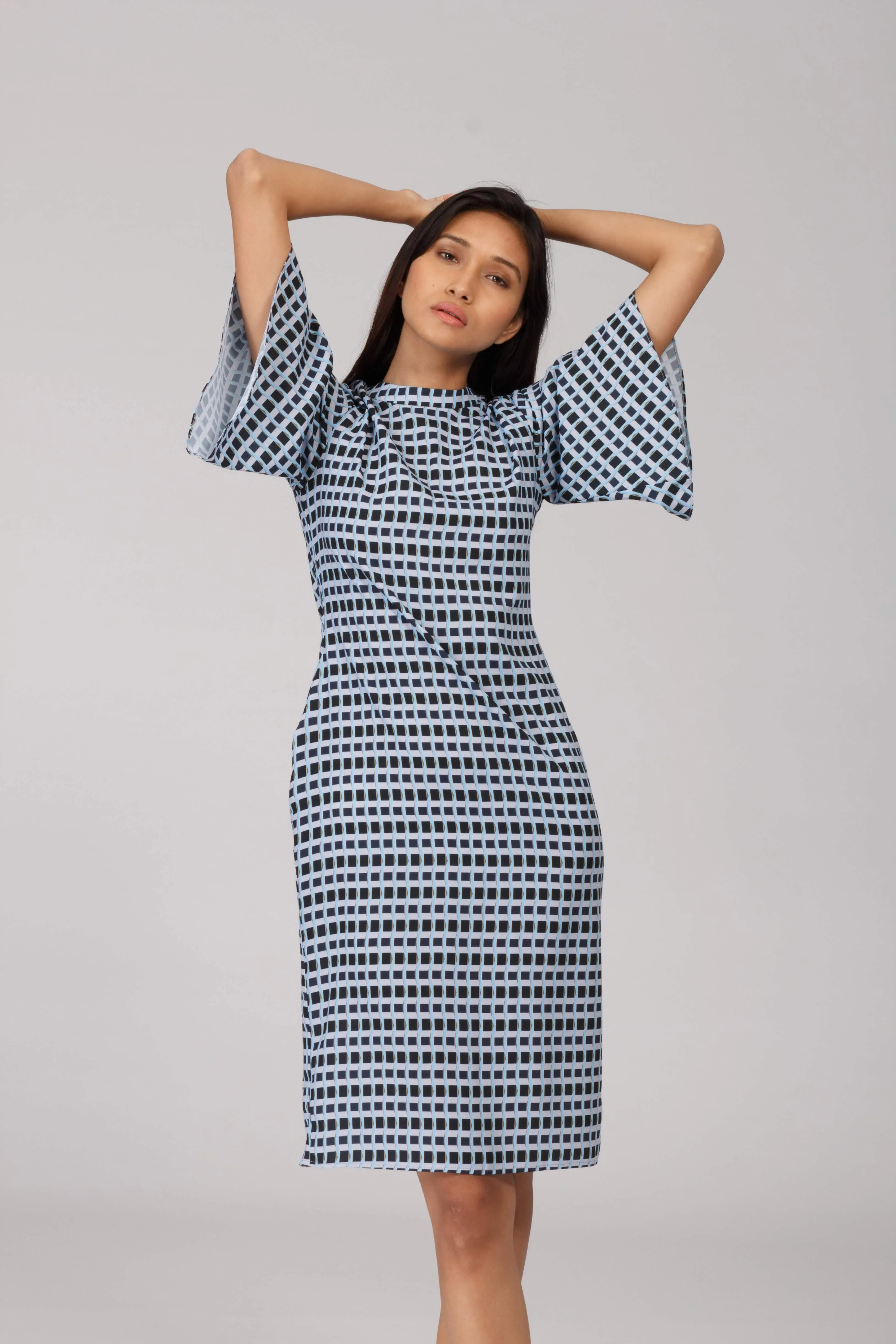 Skyscape Flowy Shift Dress