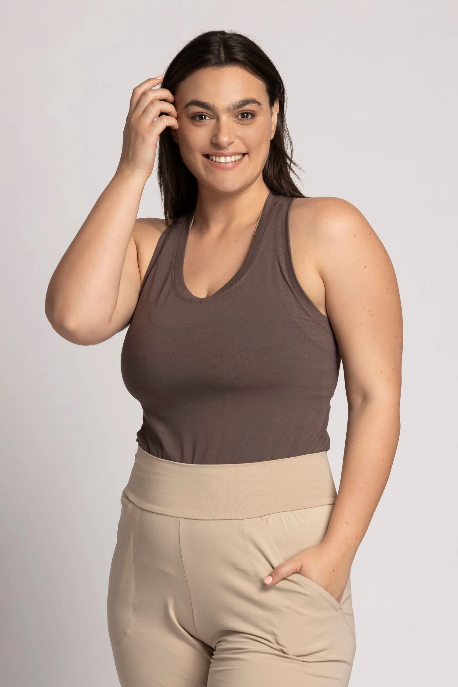 Soft Modal Racer Tank Top