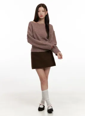 Solid Chic Mini Skirt ON422