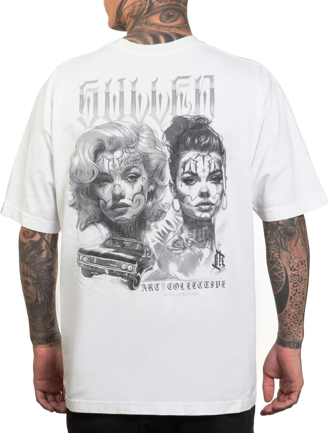 Sullen Men's Doubles Artists Series Tattoo Artist Series Lifestyle Graphic Premium 1 Ton Short Sleeve Tee