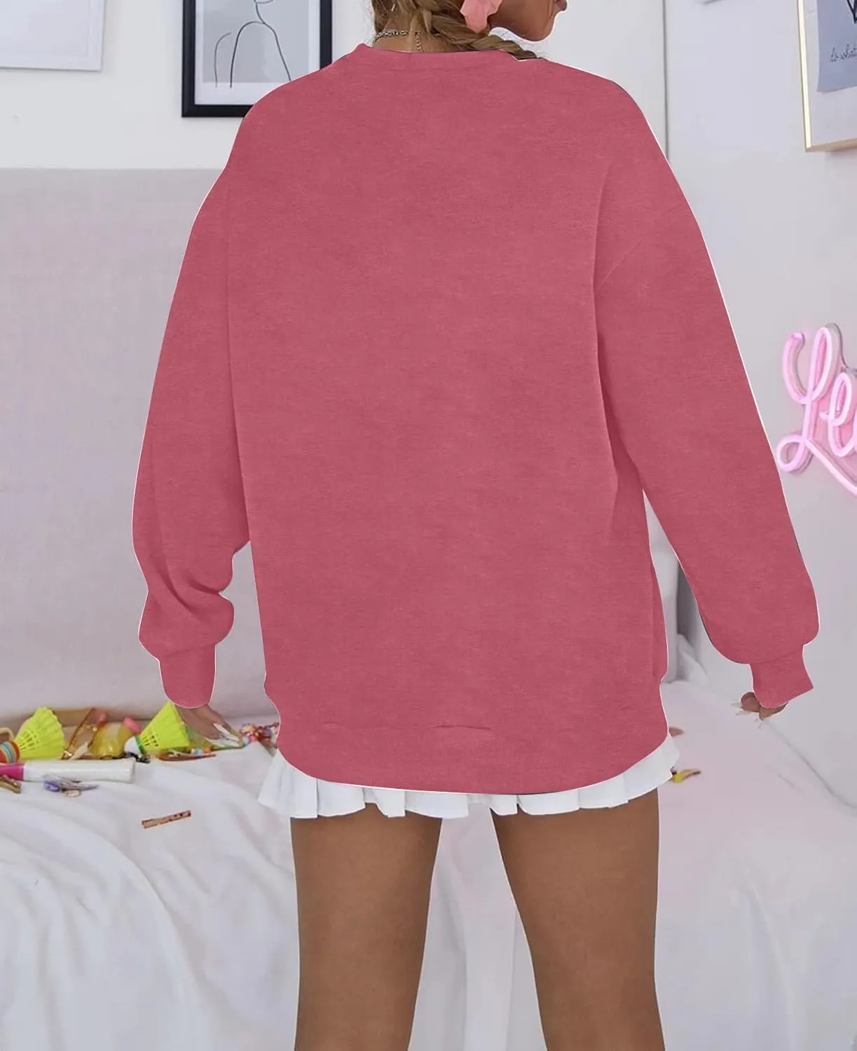 Womens Aunt Sweatshirt Cool Aunt Crewneck Sweatshirt Auntie Letter Print Long Sleeve Pullover Top